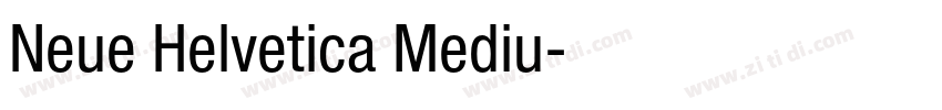 Neue Helvetica Mediu字体转换